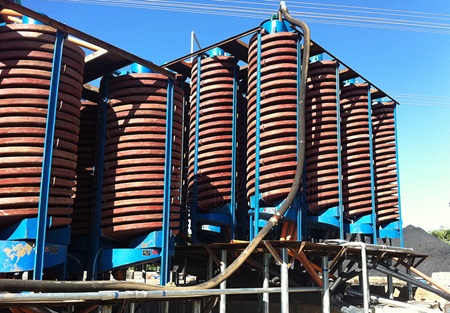 海滨砂铬铁矿选矿现场