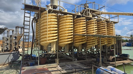 海滨砂稀土矿选矿方法